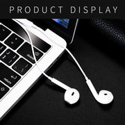 JOYROOM JR-EP1 1.2m 3.5mm Plug Wire Control In-Ear Earphone(White)