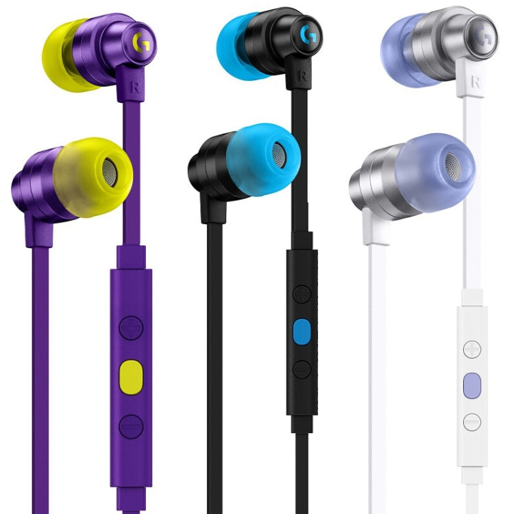 Logitech G333 In-ear Gaming Wired Earphone with Microphone, Standard Version(Black)