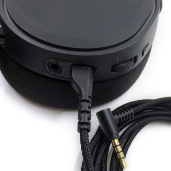 ZS0135 For SteelSeries Arctis 3 / 5 / 7 Earphone Audio Cable, Cable Length: 2m(Black)
