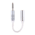 ZS0021 4.4mm Male to 3.5mm Female Balance Adapter Cable (Silver) - Headset Accessories by PMC TechLife | Online Shopping South Africa | PMC TechLife