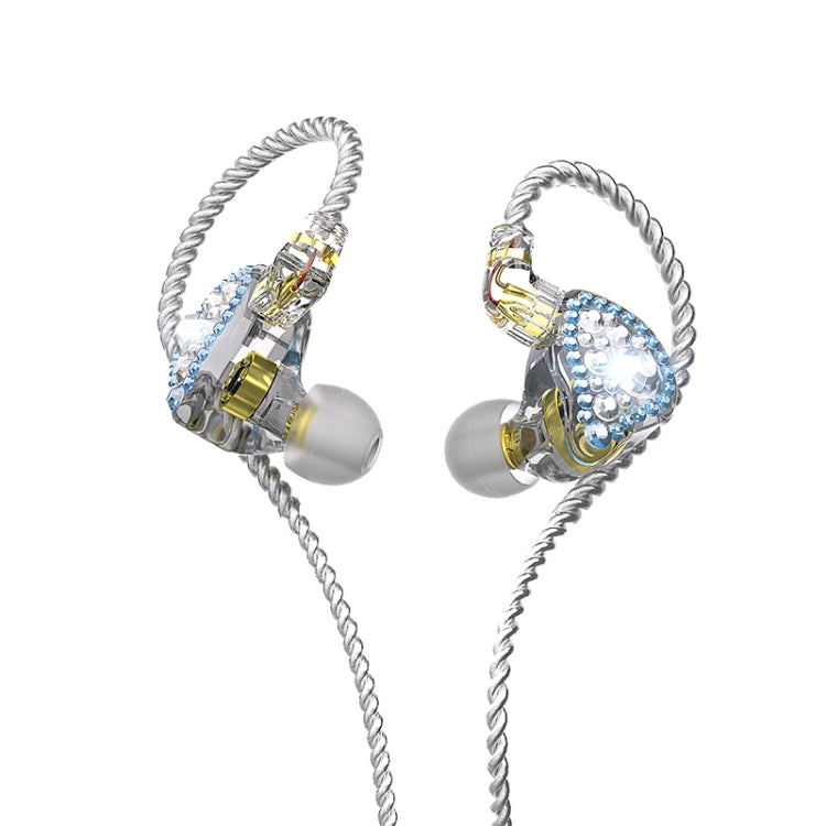 CVJ Liuli 3.5mm In-ear Wired Headphones,Length 2.5m (Blue)