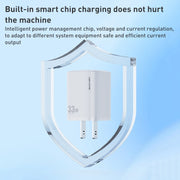 WK WP-U140 33W Power Series USB+USB-C/Type-C Fast Charger, Specifications: US Plug(White)