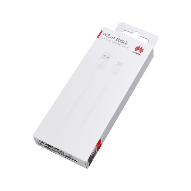 Original Huawei CC790 USB Type-A to USB-C / Type-C Interface 6A Data Cable, Cable Length: 1m(White)