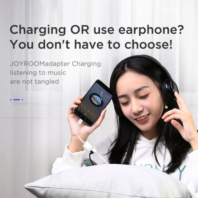 JOYROOM SH-C1 Type-C / USB-C to 3.5mm Digital Audio Converter Adapter (Black)