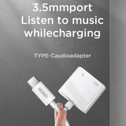 JOYROOM SH-C1 Type-C / USB-C to 3.5mm Digital Audio Converter Adapter (Black)