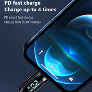 Mutural Li-CC003 1.2m 66W Digital Display USB to Type-C Charging Data Cable
