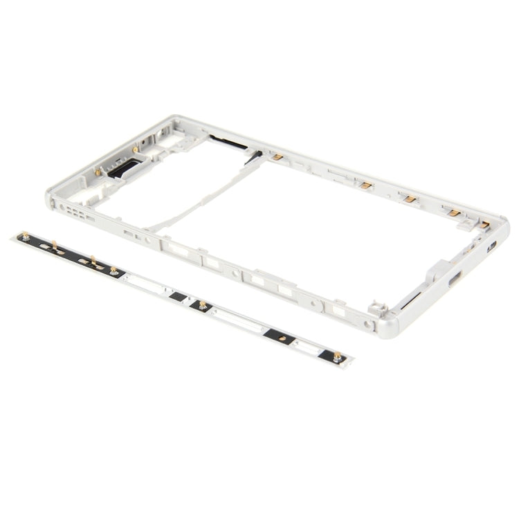 Front Bezel  for Sony Xperia Z5 (Single SIM Card Version) (Silver)
