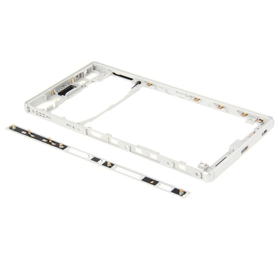 Front Bezel  for Sony Xperia Z5 (Single SIM Card Version) (Silver)