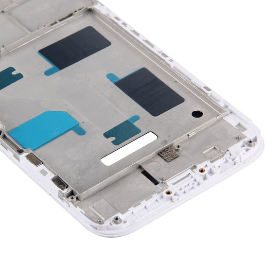 For Huawei G8 Front Housing LCD Frame Bezel Plate(White)