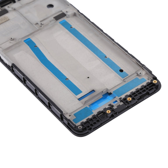 For Xiaomi Redmi 4A Front Housing LCD Frame Bezel(Black)