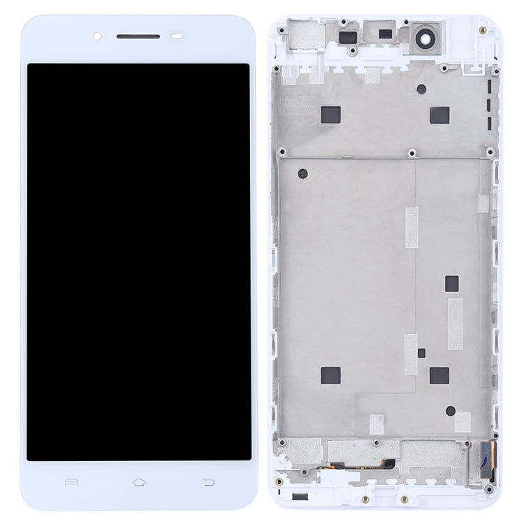 TFT LCD Screen for Vivo X6 Digitizer Full Assembly with Frame(White)