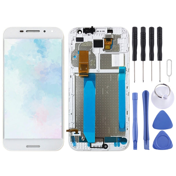 OEM LCD Screen for Vodafone Smart N8 VFD610 Digitizer Full Assembly with Frame���White)