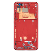 Front Housing LCD Frame Bezel Plate for HTC U11(Red)