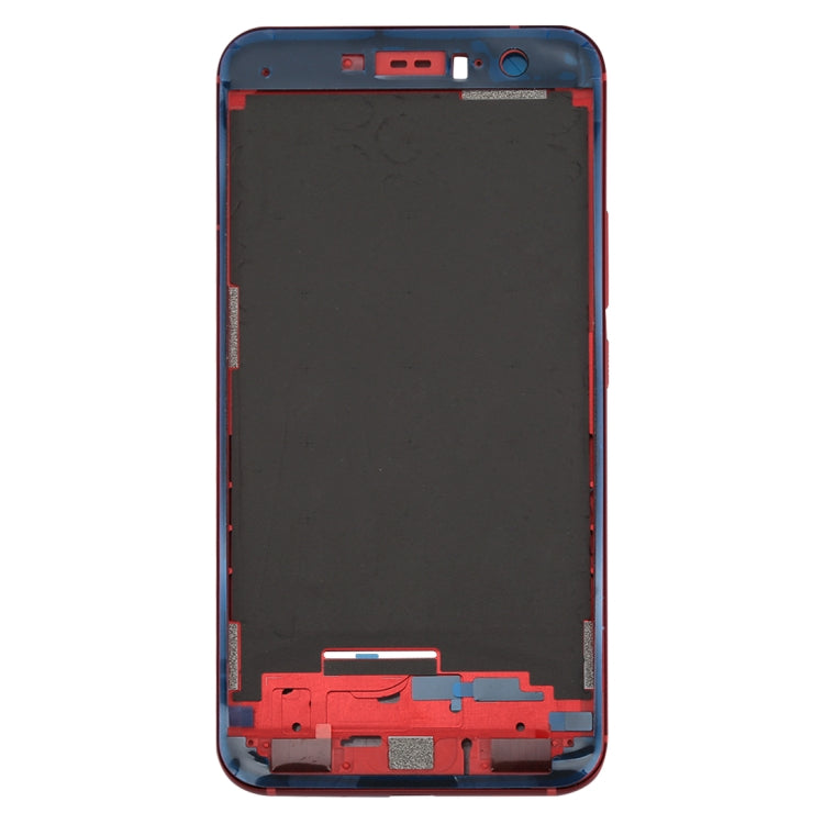 Front Housing LCD Frame Bezel Plate for HTC U11(Red)