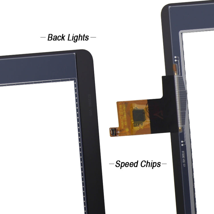Touch Panel for Huawei MediaPad S7-301 S7-301U S7-303U(Black)