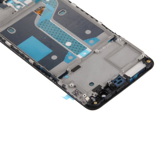 For OnePlus 5  Digitizer Full Assembly with Frame OEM LCD Screen (Black)