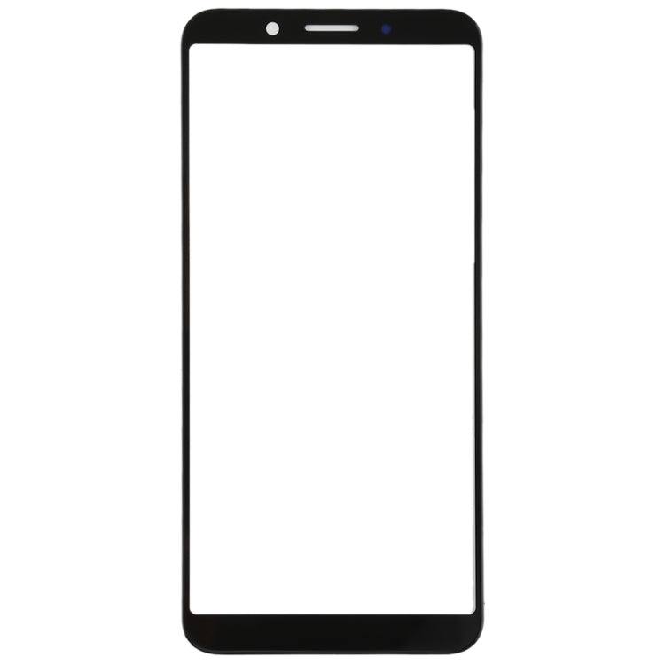 For OPPO A1 Front Screen Outer Glass Lens (Black)