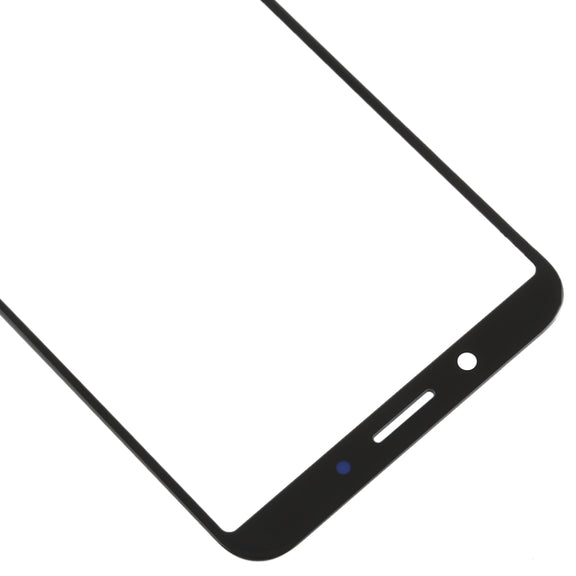 For OPPO A83 Front Screen Outer Glass Lens (Black)