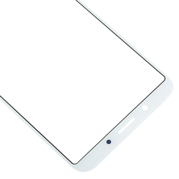 For OPPO A83 Front Screen Outer Glass Lens (White)