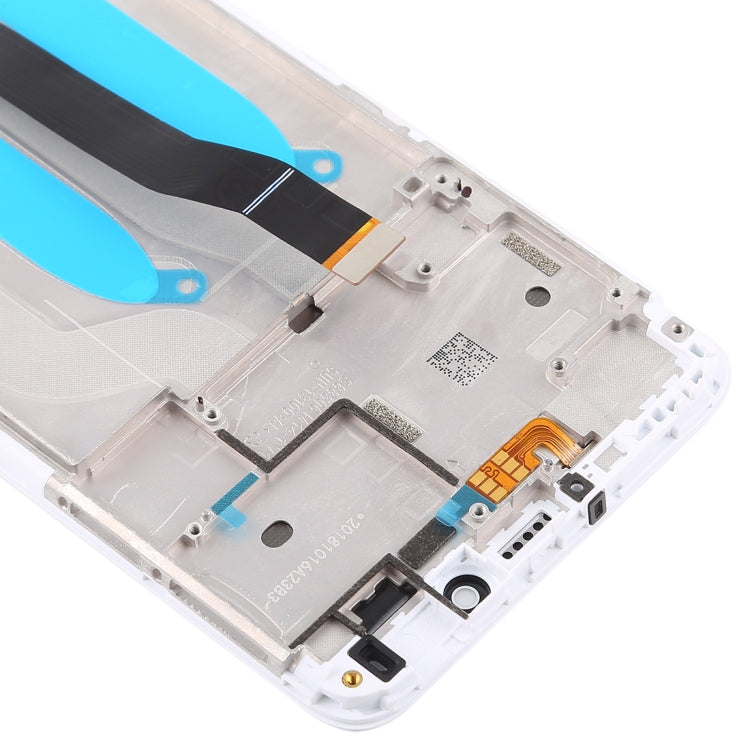 TFT LCD Screen for Xiaomi Redmi 6A / Redmi 6 Digitizer Full Assembly with Frame(White)