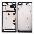 Single SIM Front Housing LCD Frame Bezel for Sony Xperia Z3(White) - Frame Bezel Plate by PMC TechLife | Online Shopping South Africa | PMC TechLife