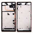 Single SIM Front Housing LCD Frame Bezel for Sony Xperia Z3(Brown) - Frame Bezel Plate by PMC TechLife | Online Shopping South Africa | PMC TechLife | Buy Now Pay Later Mobicred