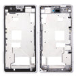 Front Housing LCD Frame Bezel for Sony Xperia Z1 Compact / Mini(White) - Frame Bezel Plate by PMC TechLife | Online Shopping South Africa | PMC TechLife