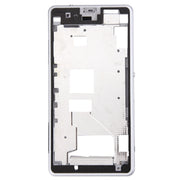Front Housing LCD Frame Bezel for Sony Xperia Z1 Compact / Mini(White)