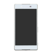 OEM LCD Screen for Sony Xperia Z5 Digitizer Full Assembly with Frame(White)