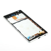 OEM LCD Screen for Sony Xperia Z5 Digitizer Full Assembly with Frame(White)