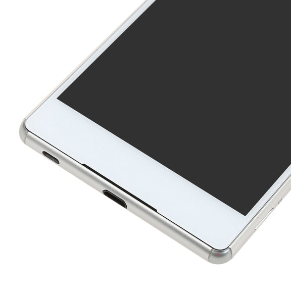 OEM LCD Screen for Sony Xperia Z5 Digitizer Full Assembly with Frame(White)