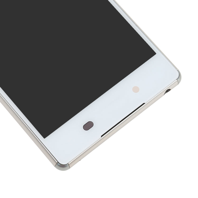 OEM LCD Screen for Sony Xperia Z5 Digitizer Full Assembly with Frame(White)
