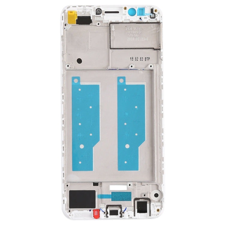 Front Housing LCD Frame Bezel for Huawei Honor Play 7C(White)