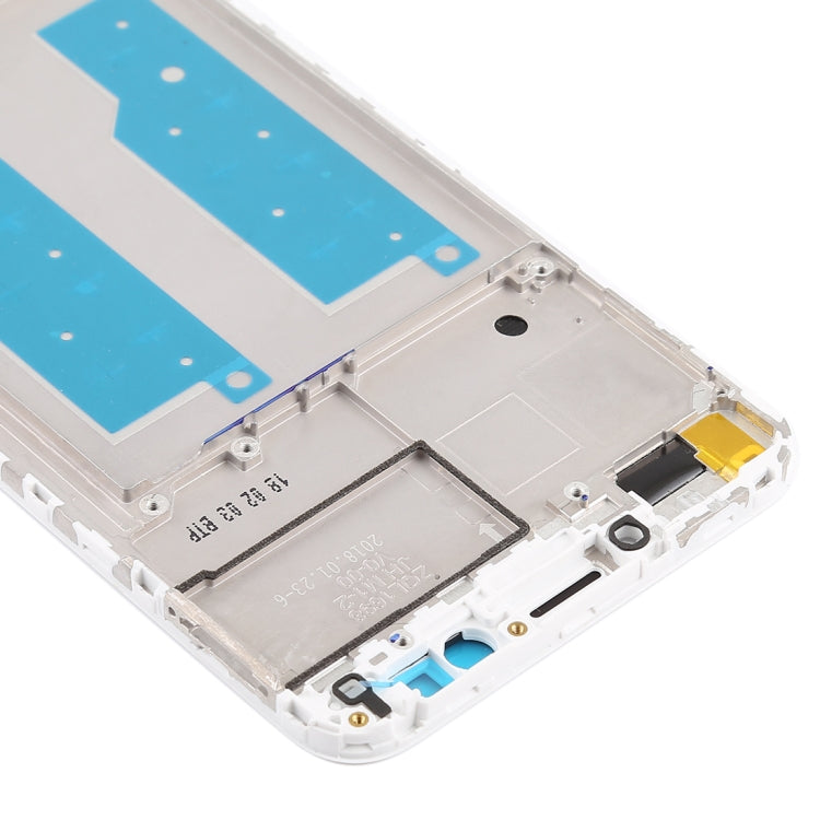 Front Housing LCD Frame Bezel for Huawei Honor Play 7C(White)