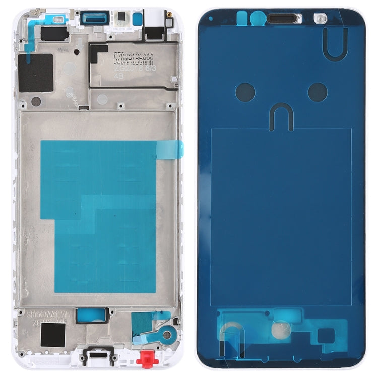 Front Housing LCD Frame Bezel for Huawei Honor Play 7A(White)