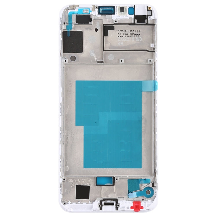 Front Housing LCD Frame Bezel for Huawei Honor Play 7A(White)