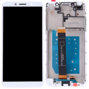 OEM LCD Screen for Huawei Y5 Prime (2018) Digitizer Full Assembly with Frame (White)