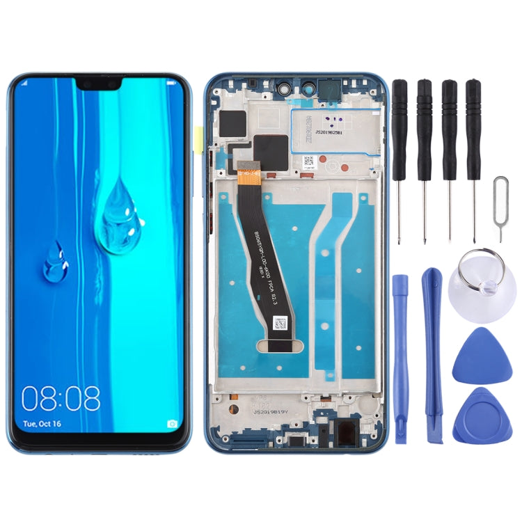 OEM LCD Screen for Huawei Enjoy 9 Plus Digitizer Full Assembly with Frame (Blue)