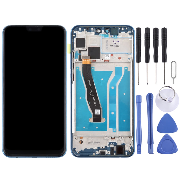 OEM LCD Screen for Huawei Enjoy 9 Plus Digitizer Full Assembly with Frame (Blue)