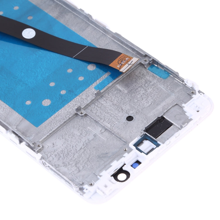OEM LCD Screen for Huawei Honor 7X Digitizer Full Assembly with Frame (White)
