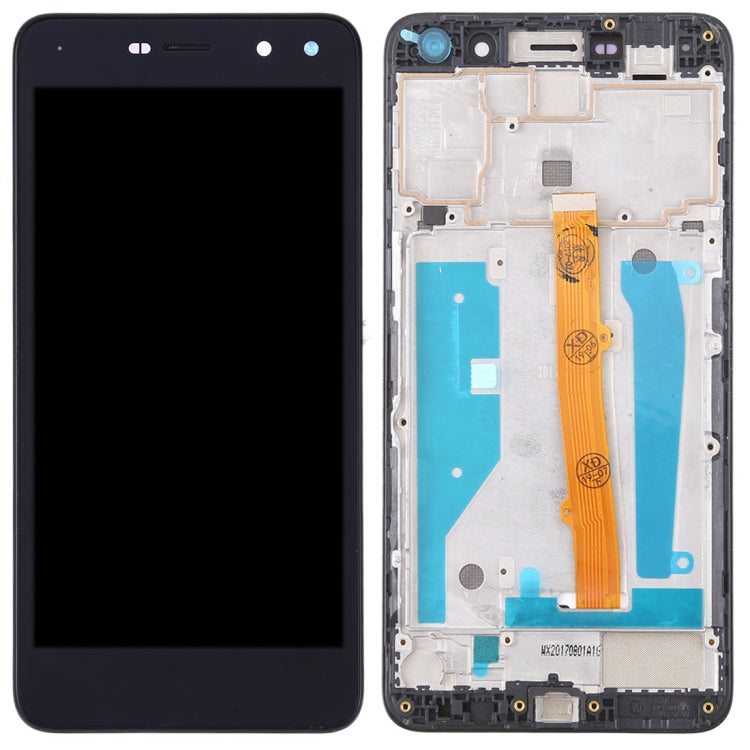 OEM LCD Screen for Huawei Y5 (2017) Digitizer Full Assembly with Frame (Black)