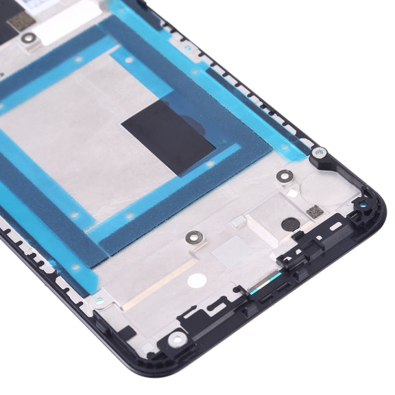 Front Housing LCD Frame Bezel Plate for Google Pixel 3a(Black)