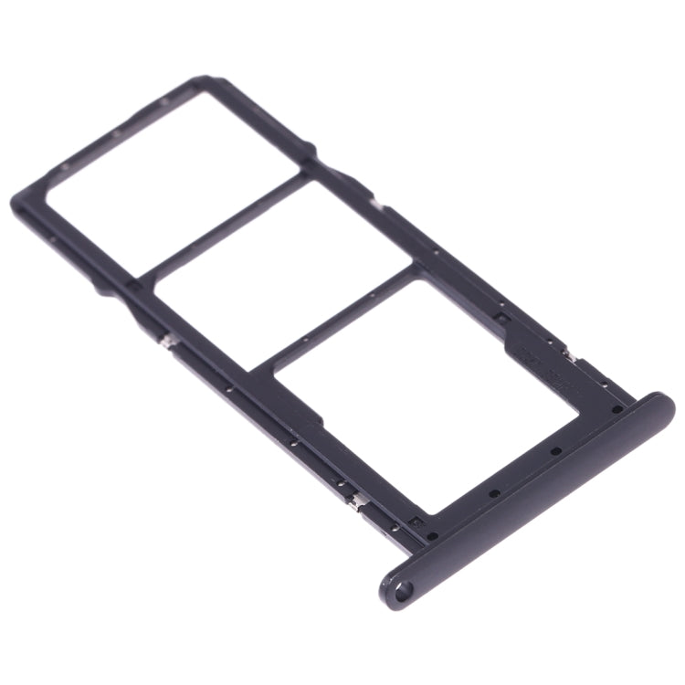 SIM Card Tray + SIM Card Tray + Micro SD Card Tray for Huawei Y7 (2019) / Y7 Pro (2019) / Y7 Prime (2019) (Black)