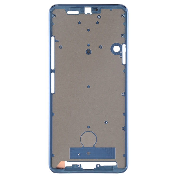 Front Housing LCD Frame Bezel Plate for LG G7 ThinQ / G710 (Blue)