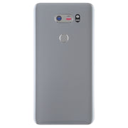 Battery Back Cover with Camera Lens & Fingerprint Sensor for LG V30 / VS996 / LS998U / H933 / LS998U / H930(Silver)