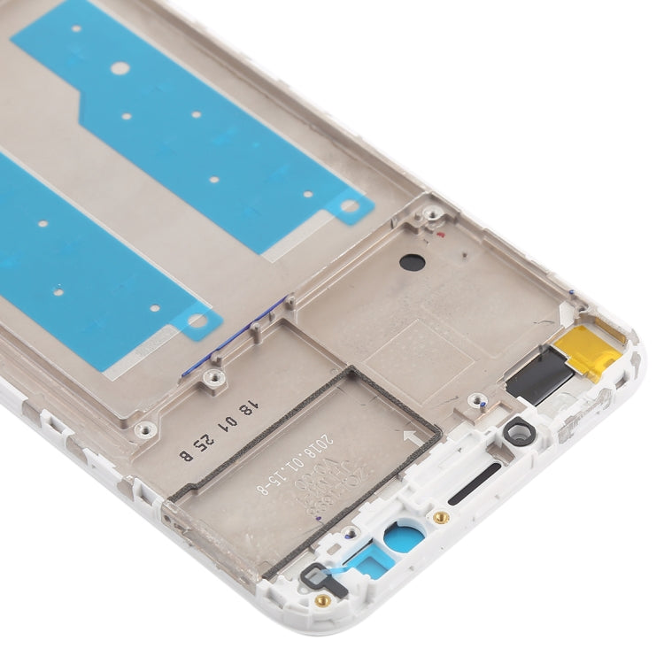 Front Housing LCD Frame Bezel for Huawei Y7 (2018)(White)