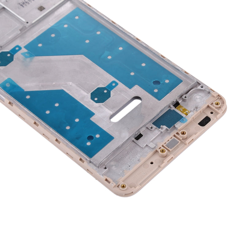 For Huawei Enjoy 7 Plus / Y7 Prime (2017) / Nova Lite Plus Front Housing LCD Frame Bezel Plate(Gold)