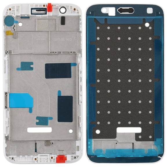 Front Housing LCD Frame Bezel Plate for Huawei G7 Plus(White)