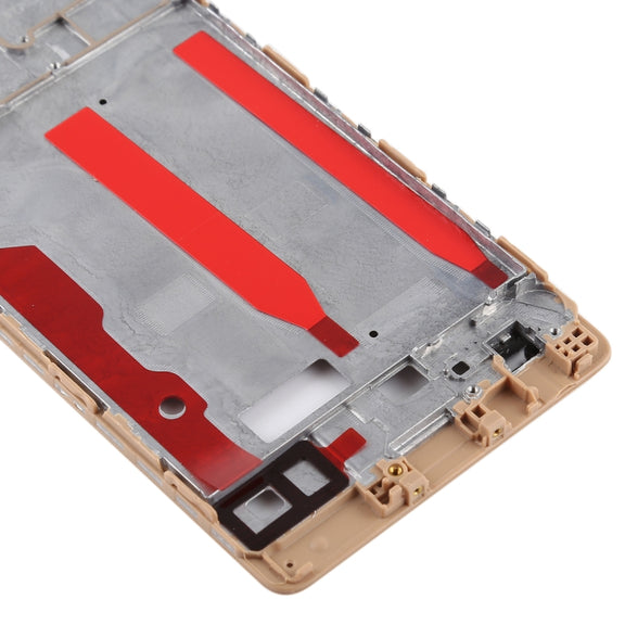 Front Housing LCD Frame Bezel Plate for Huawei P9(Gold)
