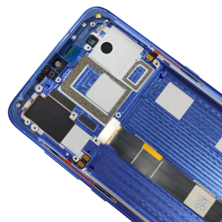 OLED LCD Screen for Xiaomi Mi 9 Digitizer Full Assembly with Frame(Blue)